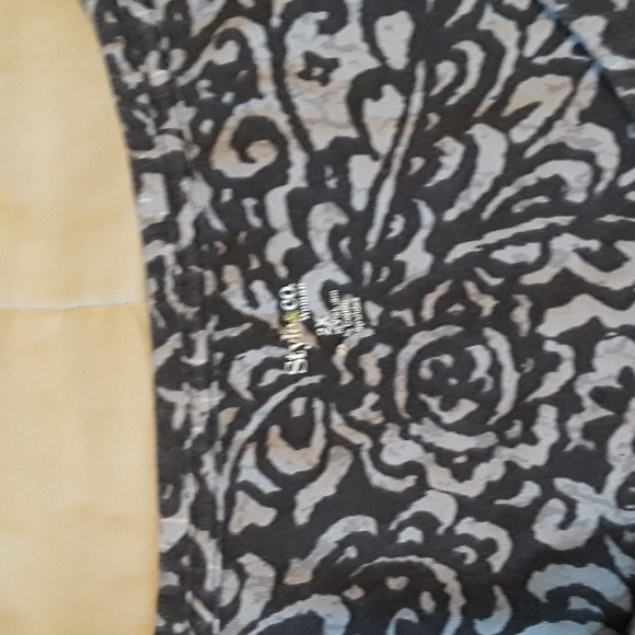 Style & Co Tie Dyed Top Gray Size 2X - Picture 2 of 6